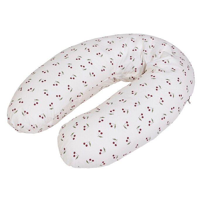 Coussin de Maternité et d'Allaitement Coton - Cerises Candide