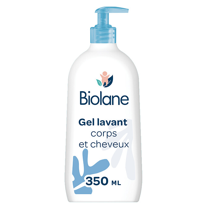 Gel Lavant Corps et Cheveux 2-en-1 - 350 ml Biolane