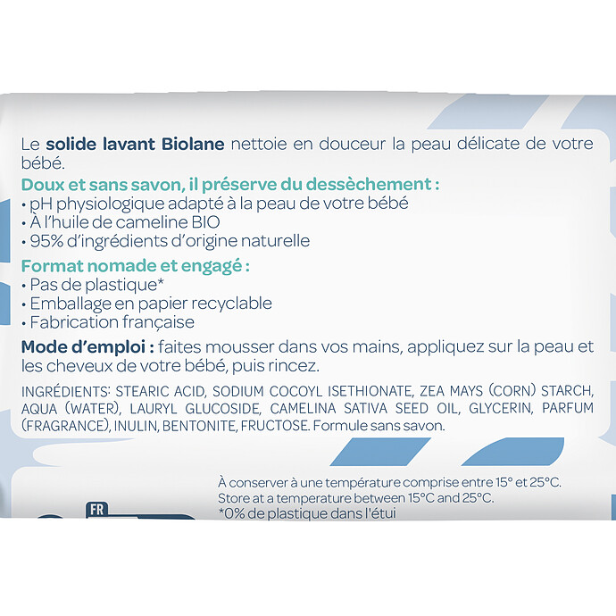 Solide Lavant Douceur - 75 g Biolane