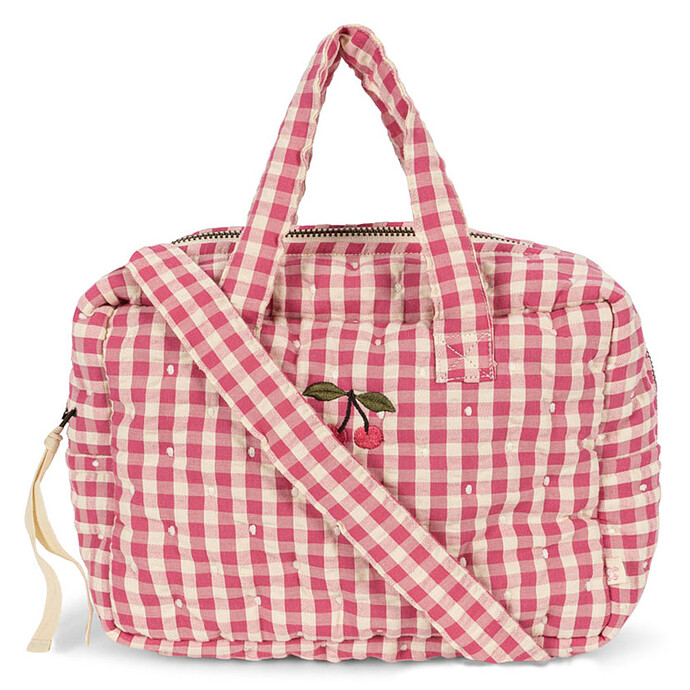 Sac à Langer pour Poupée - Bubblegum Check Konges Sløjd
