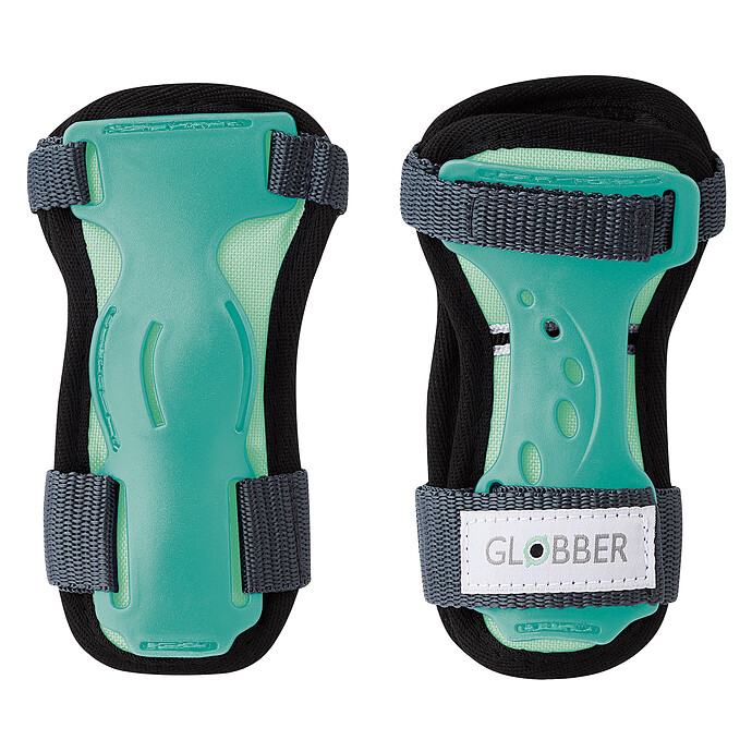 Avis Lot de 3 Protections Junior Coudes Genoux et Poignets Menthe - XXS