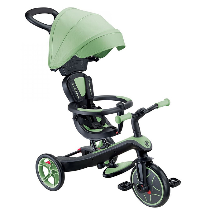 Tricycle Evolutif Trike Explorer Foldable 4-en-1 V2 - Sauge Globber