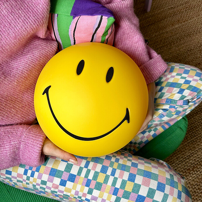 Veilleuse Lampe Smiley Star Light - Jaune  Mr Maria