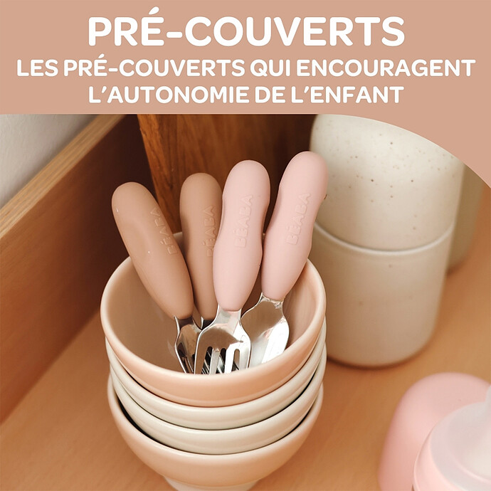 Lot de 2 Pré-couverts - Pralin BÉABA