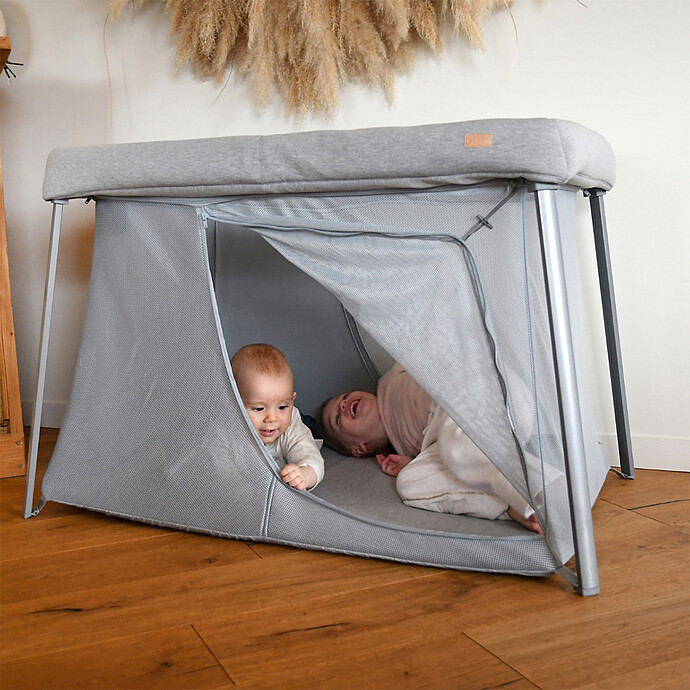 Avis Lit Prapluie 3-en-1 Eazy Sleep - Galet Pebble