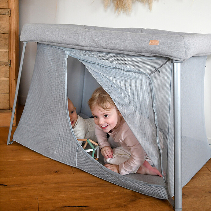 Lit Prapluie 3-en-1 Eazy Sleep - Galet Pebble pas cher