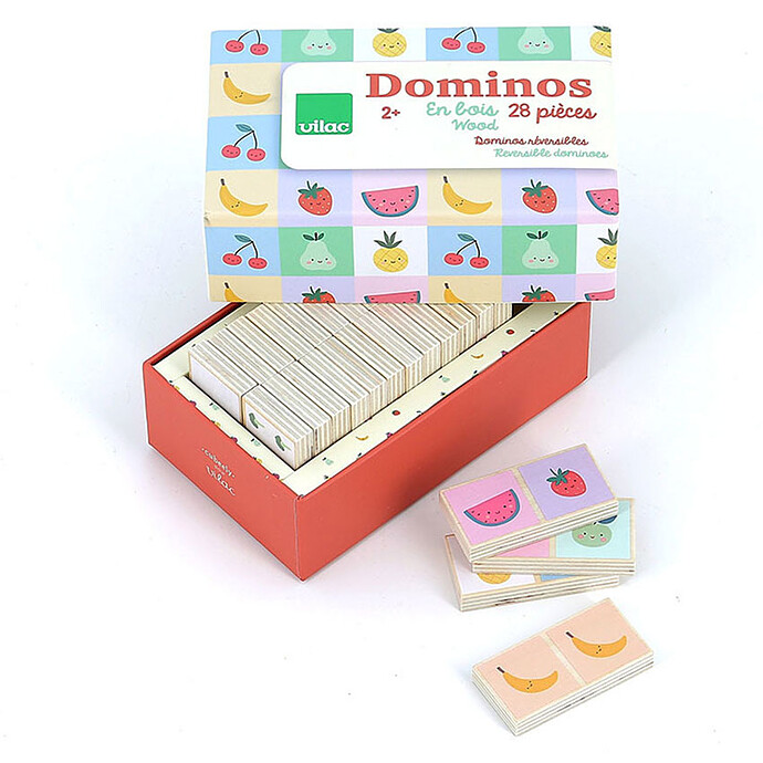 Avis Dominos en Bois Fruits et Légumes - Sarah Betz