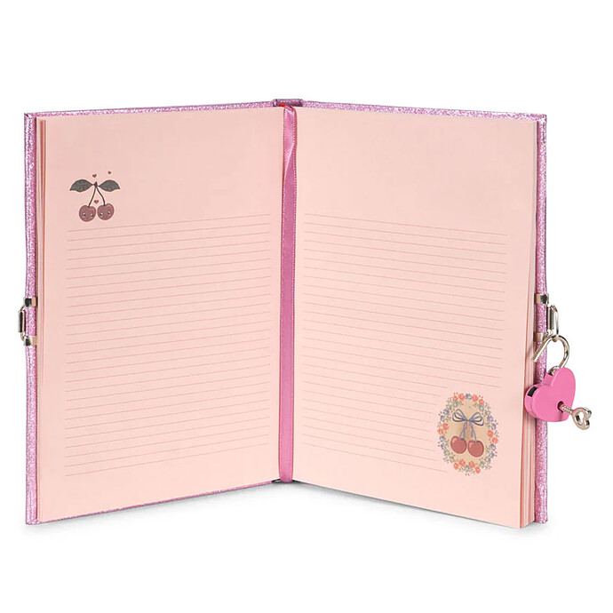 Mon Journal Intime - Cherry Glitter Konges Sløjd
