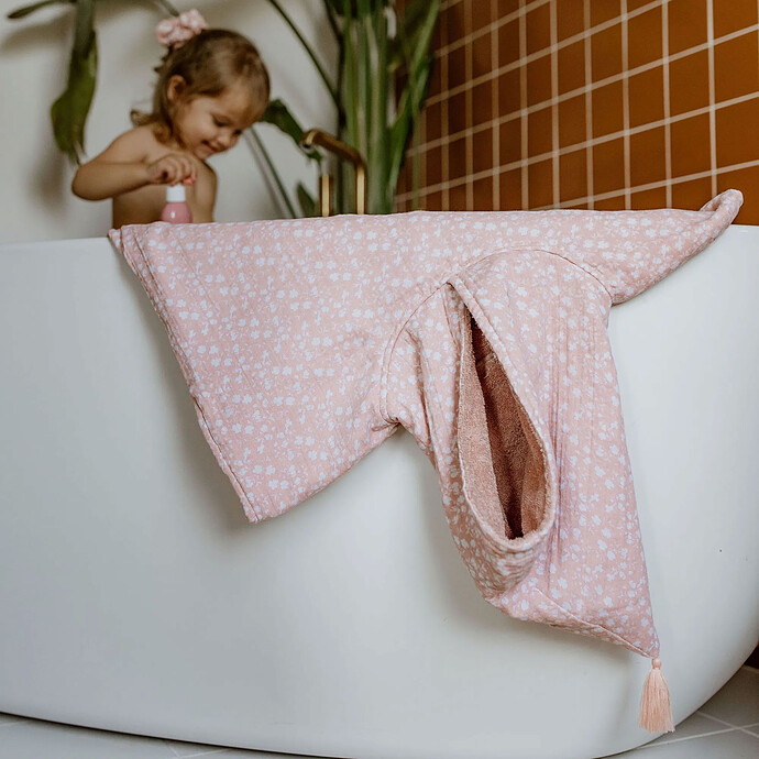 Poncho de Bain Bloom Blush - 1/3 Ans Bonjour Little