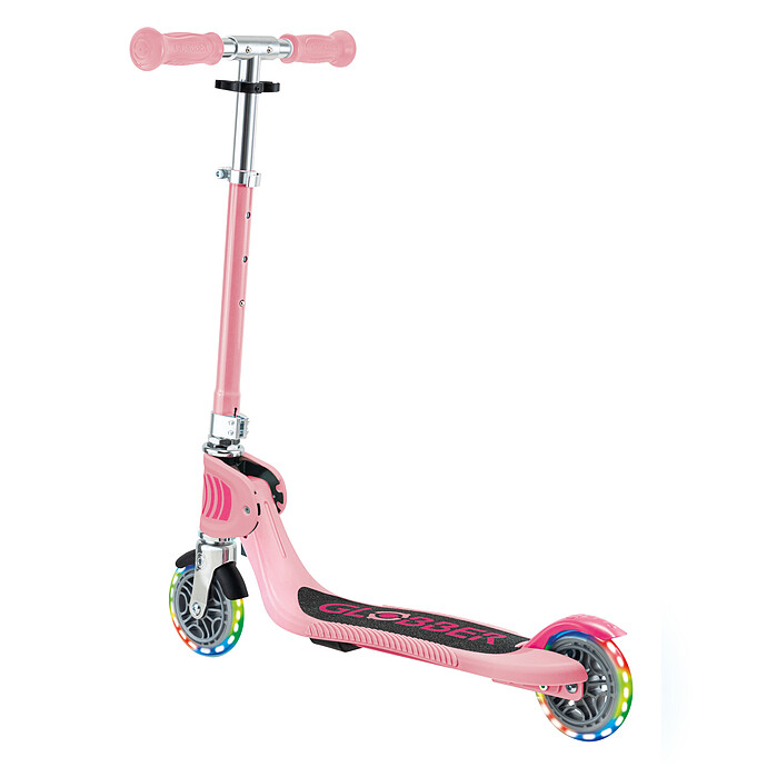 Trottinette Flow Junior Lights - Rose Pastel Globber