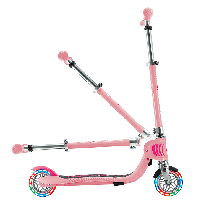 Achat Trottinette Flow Junior Lights - Rose Pastel