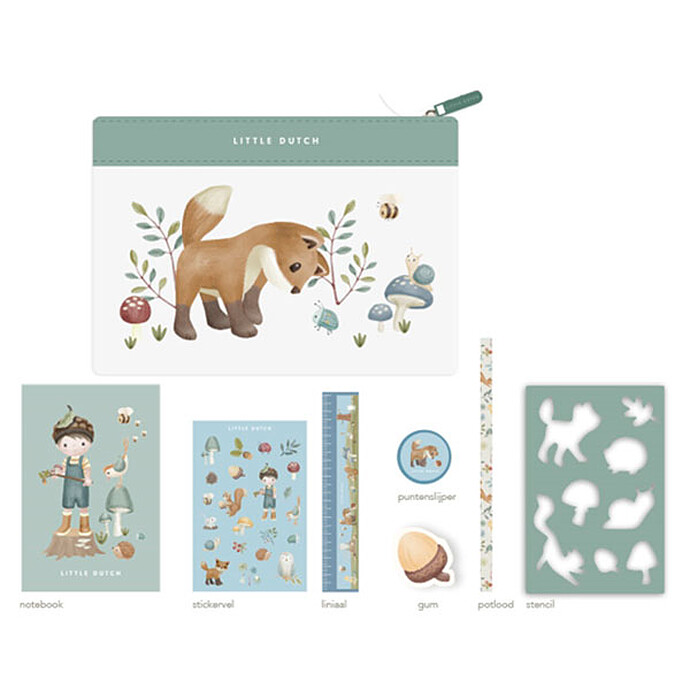 Set de Papeterie - Forest Friends Little Dutch