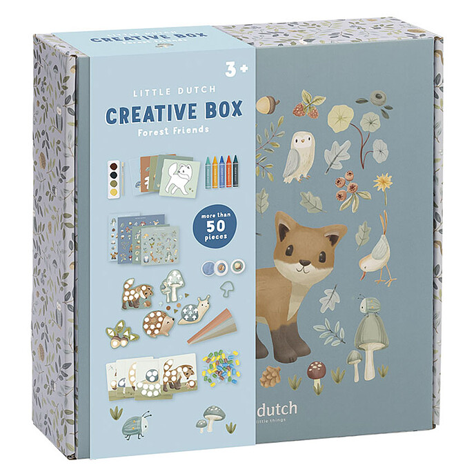 Boîte d'Activités Créatives XL - Forest Friends Little Dutch