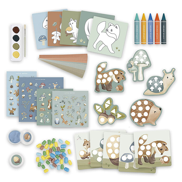 Boîte d'Activités Créatives XL - Forest Friends Little Dutch