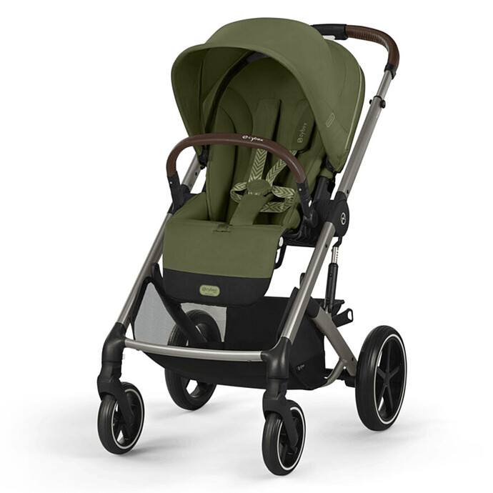 Poussette Citadine Balios S Lux Cadre Taupe - Moss Green  Cybex