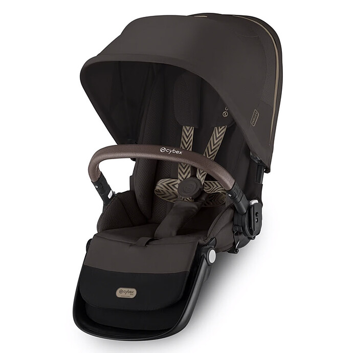 Siège Supplémentaire Gazelle S Châssis Taupe - Chocolate Brown Cybex