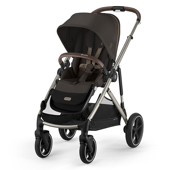 Avis Poussette Evolutive Gazelle S Châssis Taupe - Chocolate Brown