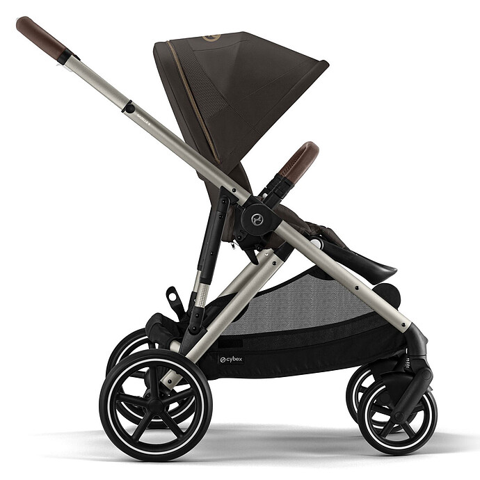 Achat Poussette Evolutive Gazelle S Châssis Taupe - Chocolate Brown