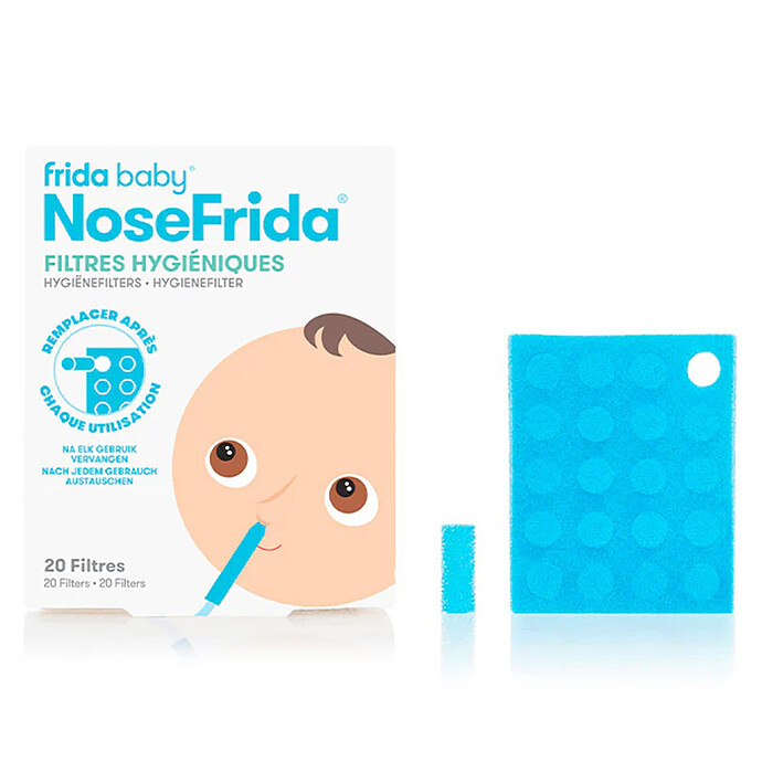 Lot de 20 Filtres Hygiéniques NoseFrida Frida