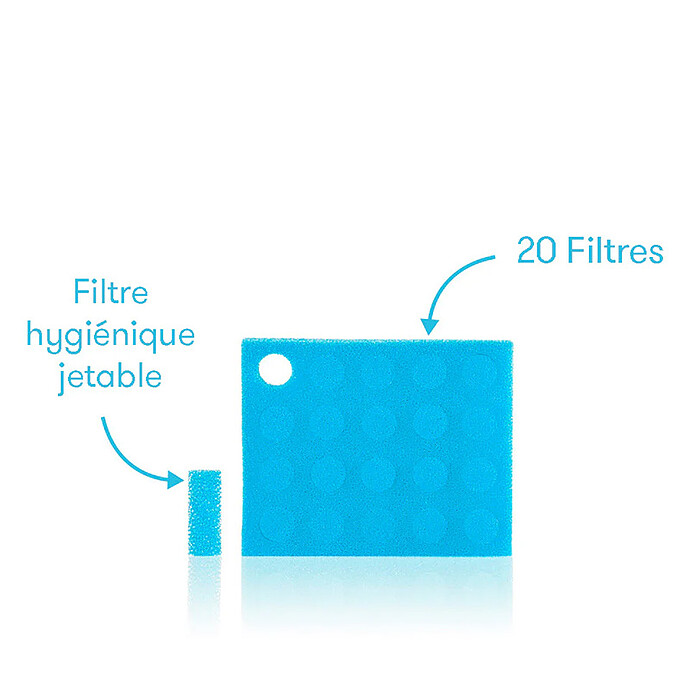 Lot de 20 Filtres Hygiéniques NoseFrida Frida