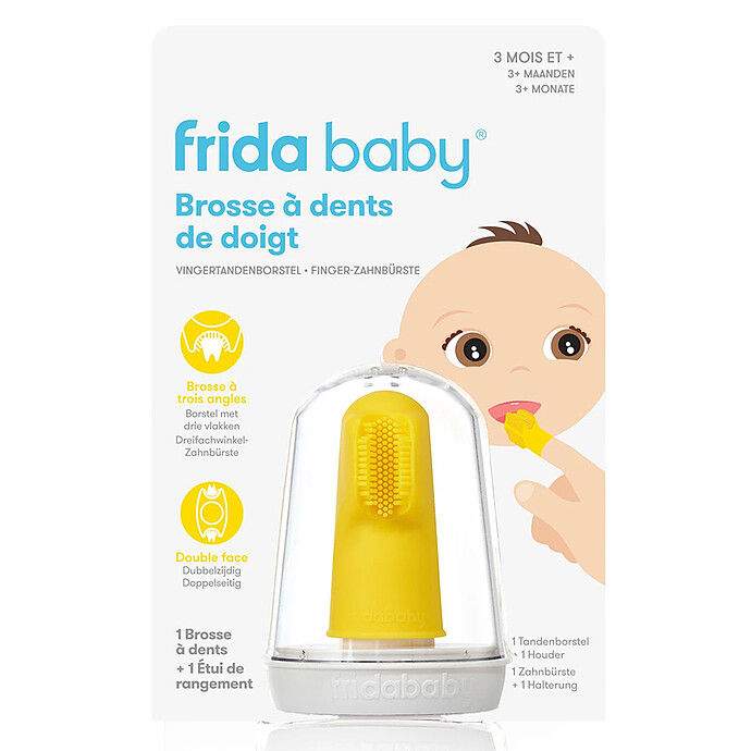 Brosse à Dents de Doigt SmileFrida Frida