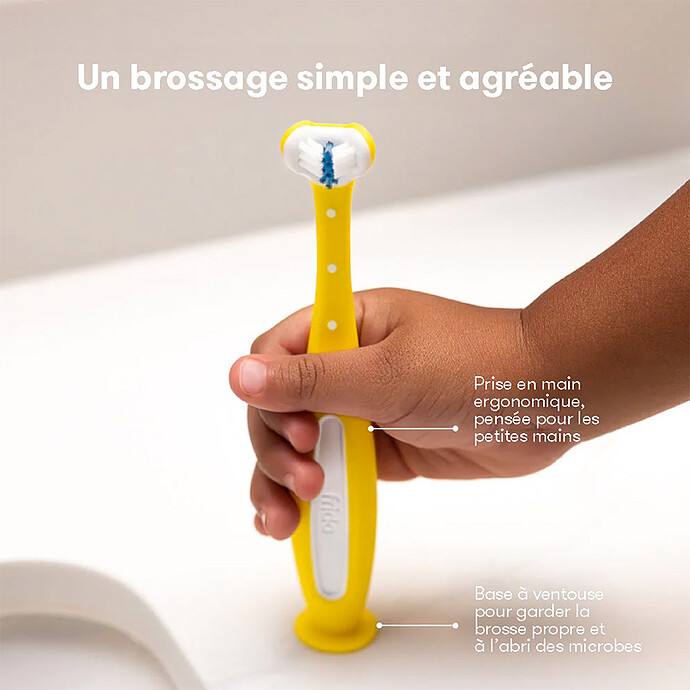 Brosse à Dents à Trois Angles SmileFrida Frida
