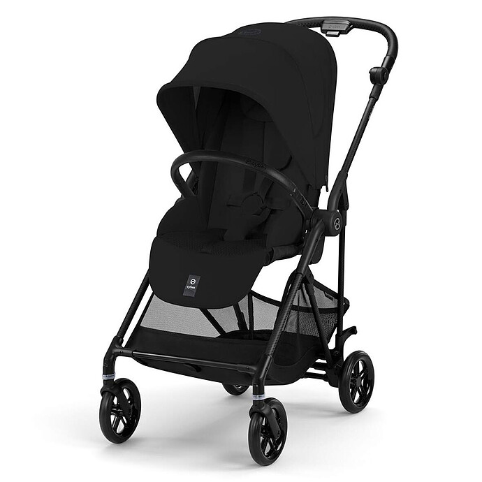 Poussette Citadine Melio Châssis Carbon - Magic Black Cybex