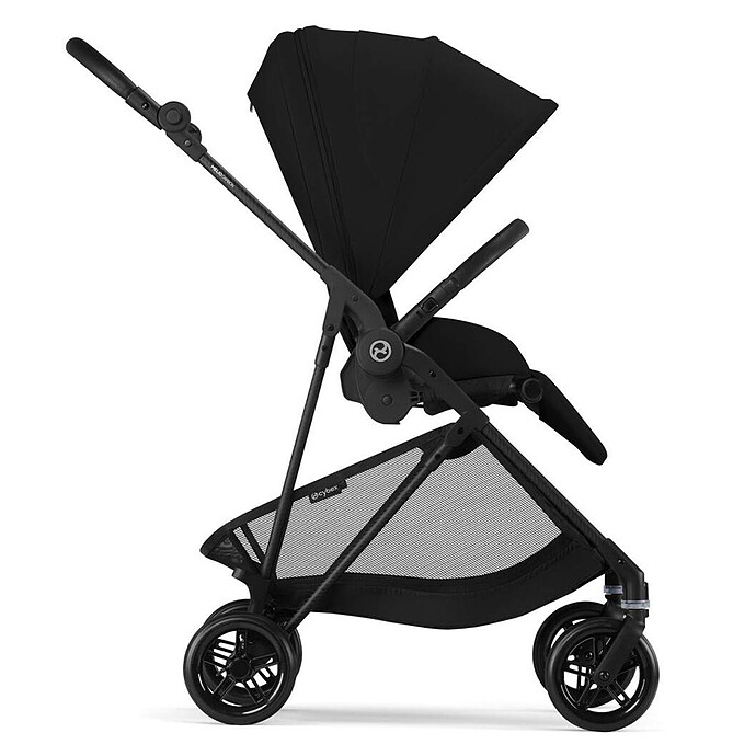 Poussette Citadine Melio Châssis Carbon - Magic Black Cybex
