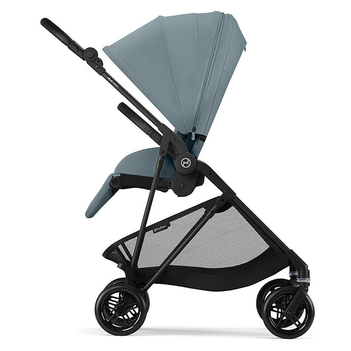 Avis Poussette Citadine Melio Châssis Carbon - Stormy Blue