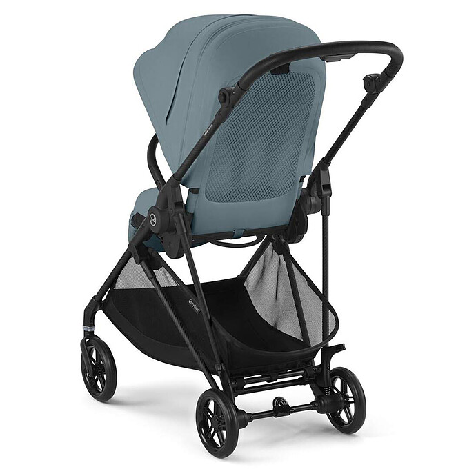 Achat Poussette Citadine Melio Châssis Carbon - Stormy Blue