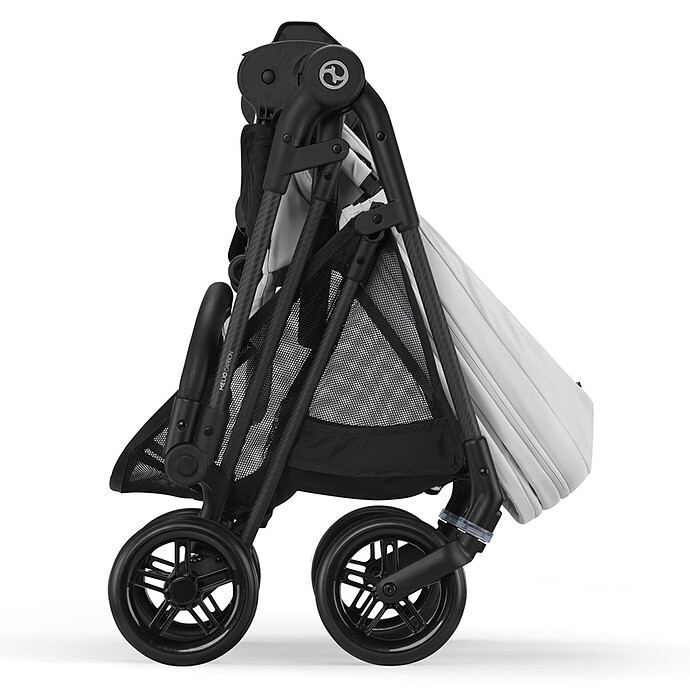 Poussette Citadine Melio Châssis Carbon - Fog Grey pas cher