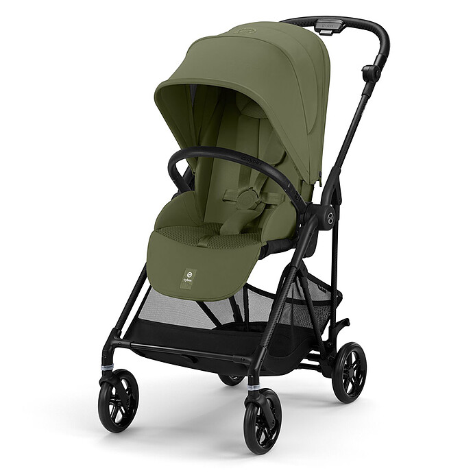 Poussette Citadine Melio Châssis Carbon - Moss Green Cybex