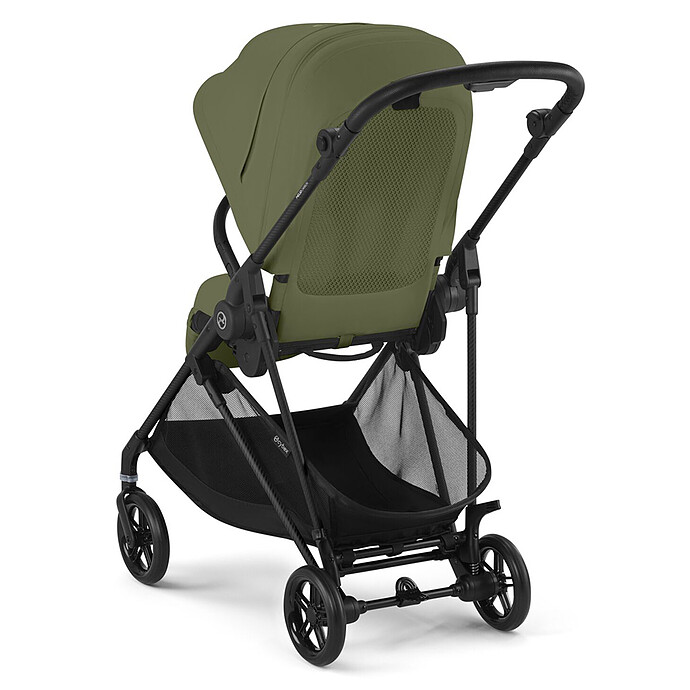 Achat Poussette Citadine Melio Châssis Carbon - Moss Green