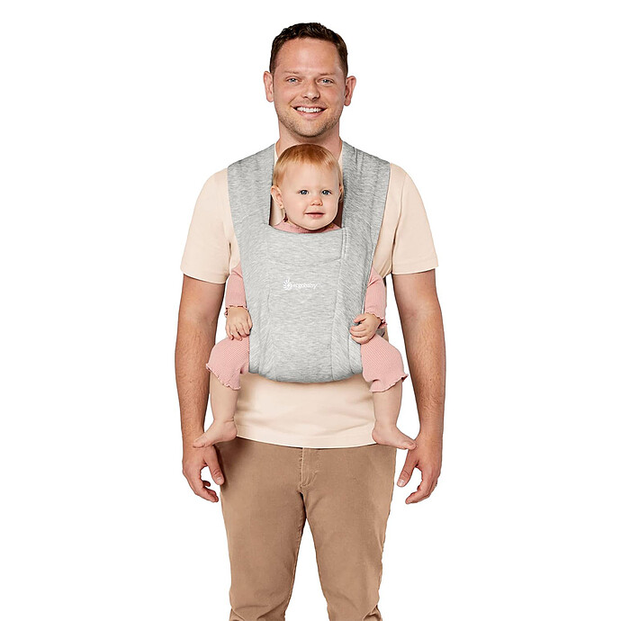 Porte-Bébé Embrace Soft Knit - Gris Clair Ergobaby