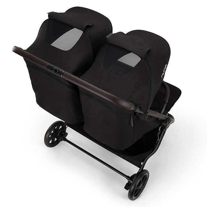 Poussette Double TRVL dubl - Caviar pas cher