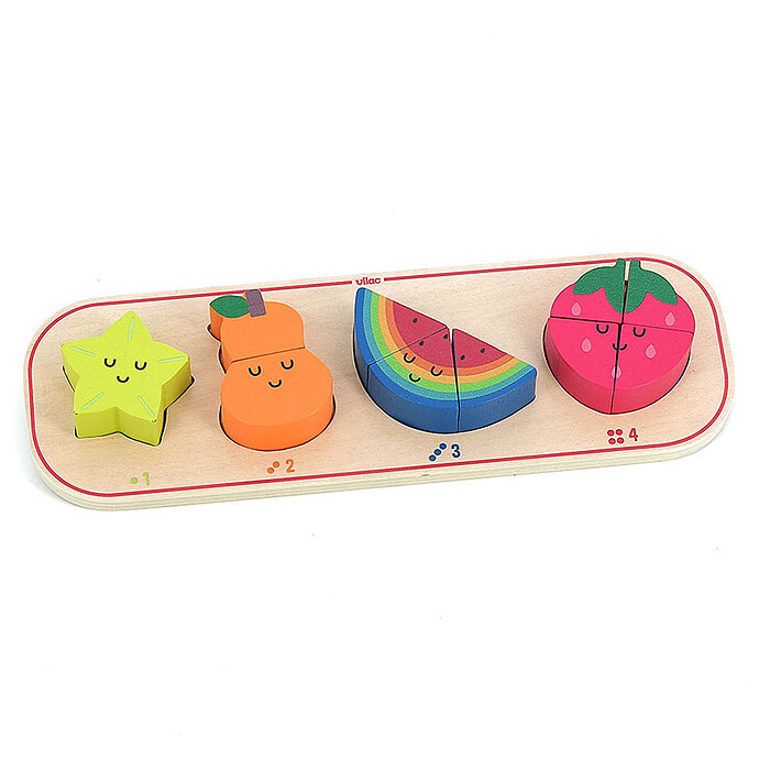 Puzzle 1-2-3-4 Fruits - Andy Westface  Vilac