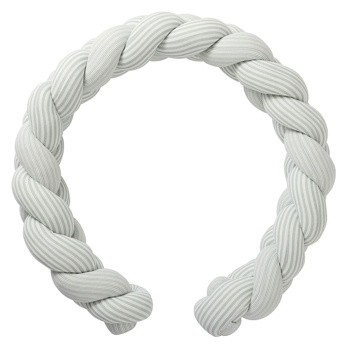 Tresse Décorative Ouatinée Multi-usages - Rayé Vert de Gris  BB&Co