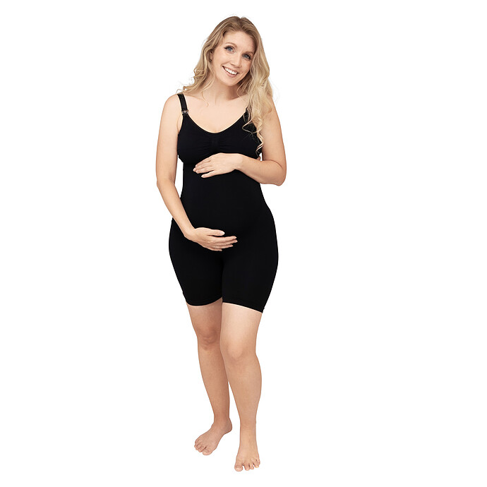 Achat Short de Maintien de Grossesse Sans Coutures Noir - XL