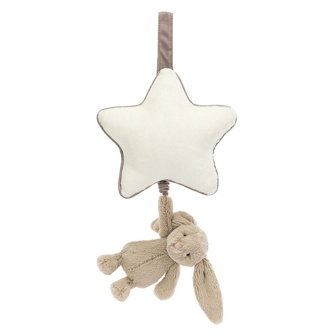 Bashful Beige Bunny Musical Pull Jellycat