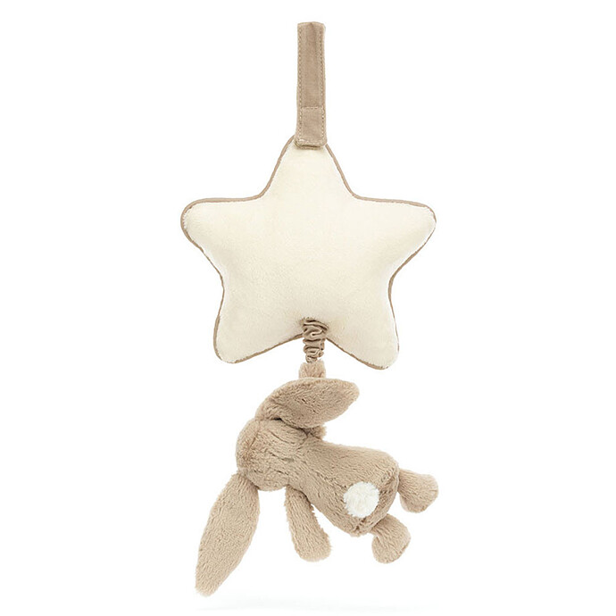 Bashful Beige Bunny Musical Pull Jellycat