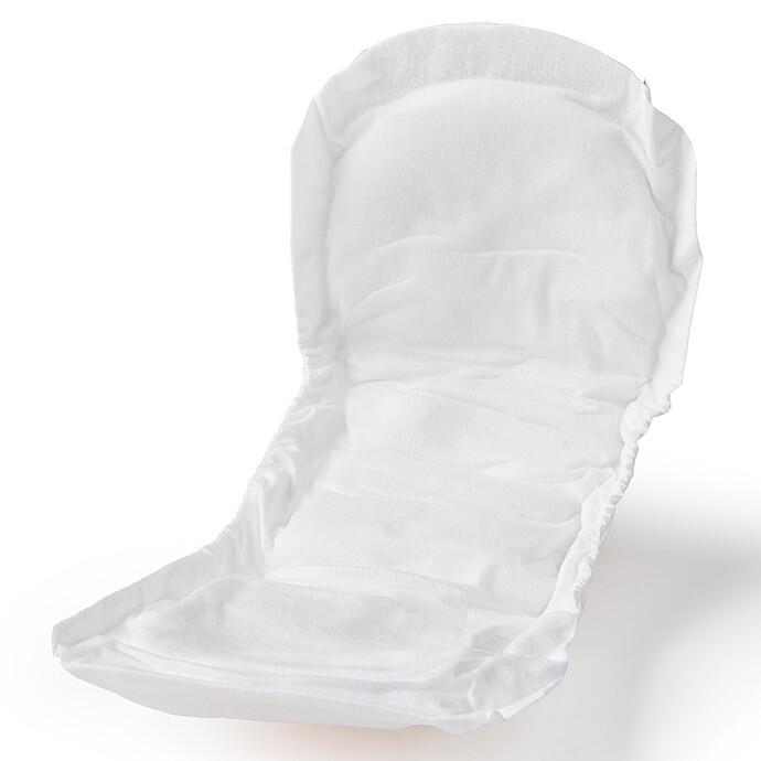 Lot de 10 Protège-slips Grossesse & Post-grossesse - Blanc carriwell