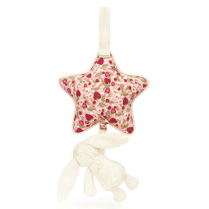 Avis Blossom Cream Bunny Berry Musical Pull