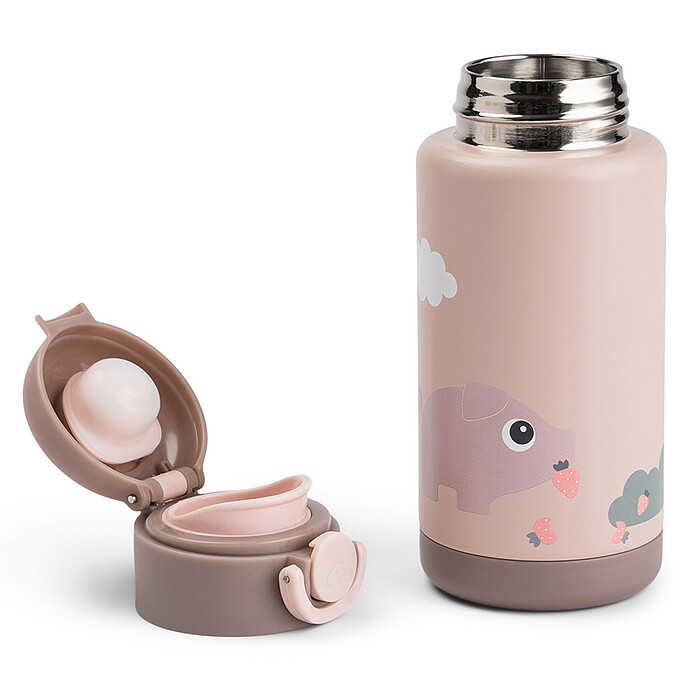 Avis Gourde Isotherme Tiny Farm Rose - 340 ml
