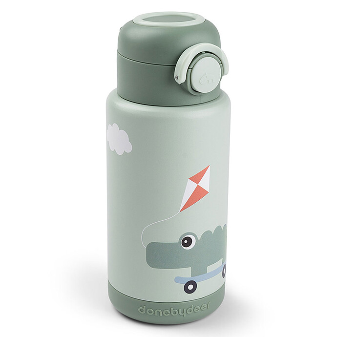 Gourde Isotherme Playground Vert - 340 ml Done by Deer