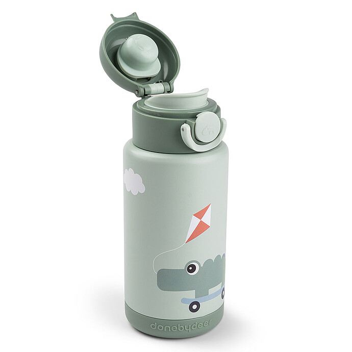Gourde Isotherme Playground Vert - 340 ml Done by Deer