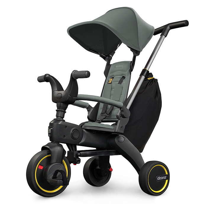 Tricycle Evolutif Compact Liki Trike S3 - Slate Green Doona