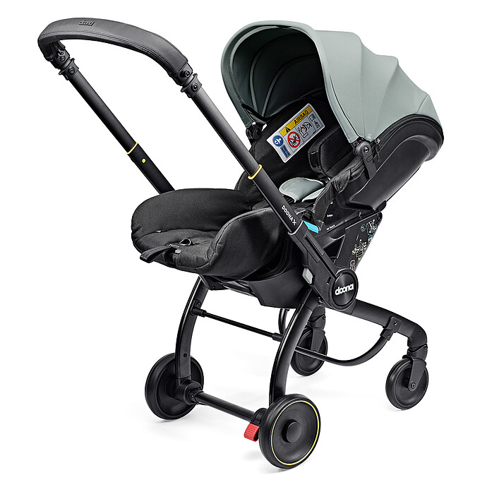 Siège Auto i-Size Groupe 0+ / Poussette Doona X - Dusty Sage Doona