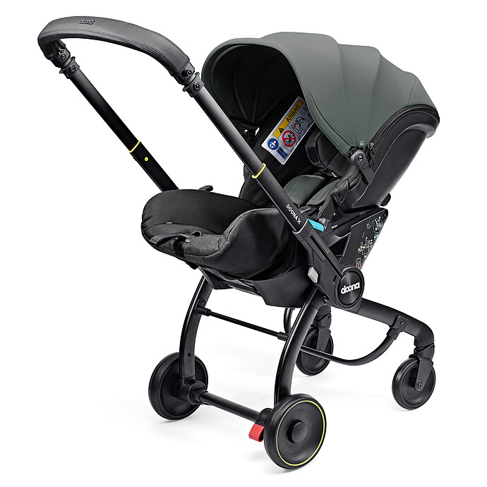 Siège Auto i-Size Groupe 0+ / Poussette Doona X - Slate Green Doona