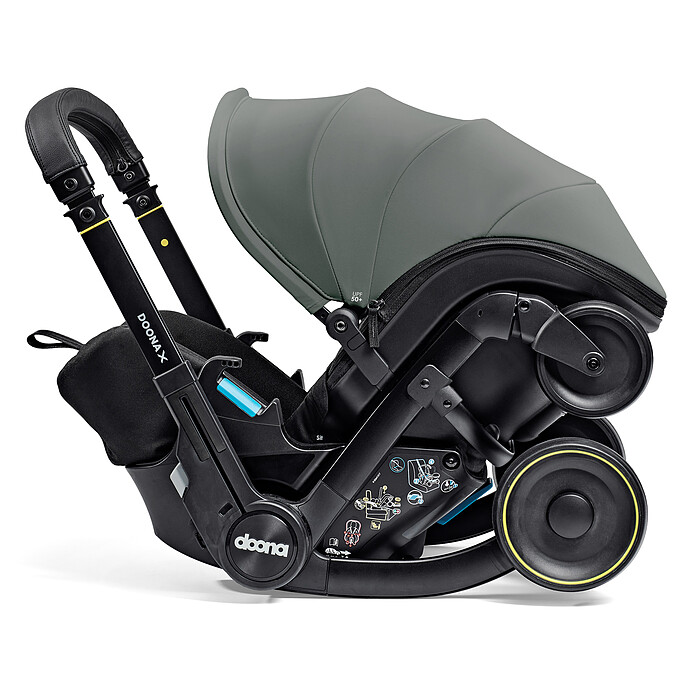 Achat Siège Auto i-Size Groupe 0+ / Poussette Doona X - Slate Green