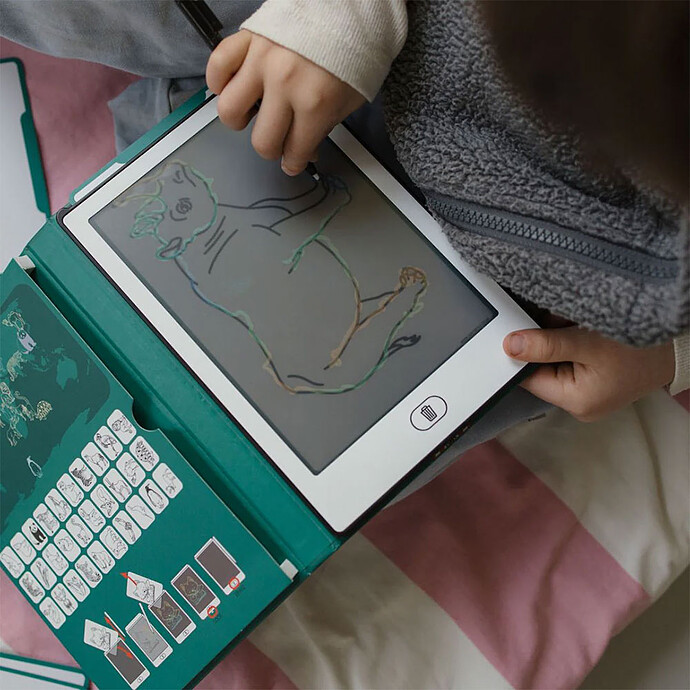 Achat Tablette à dessin Kidydraw Mini - Animaux Autours du Monde 